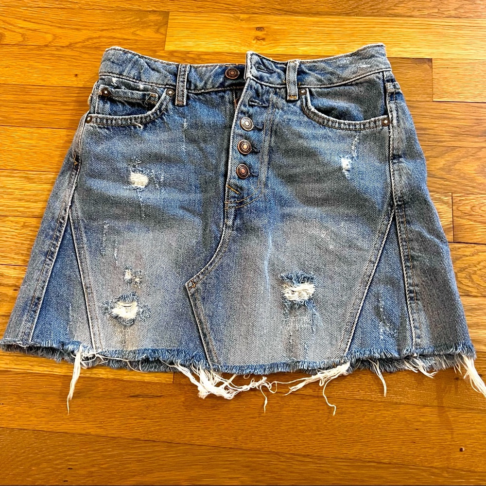 Denim skirt